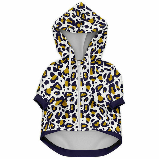 SAILOR LEOPARD DOG HOODIE