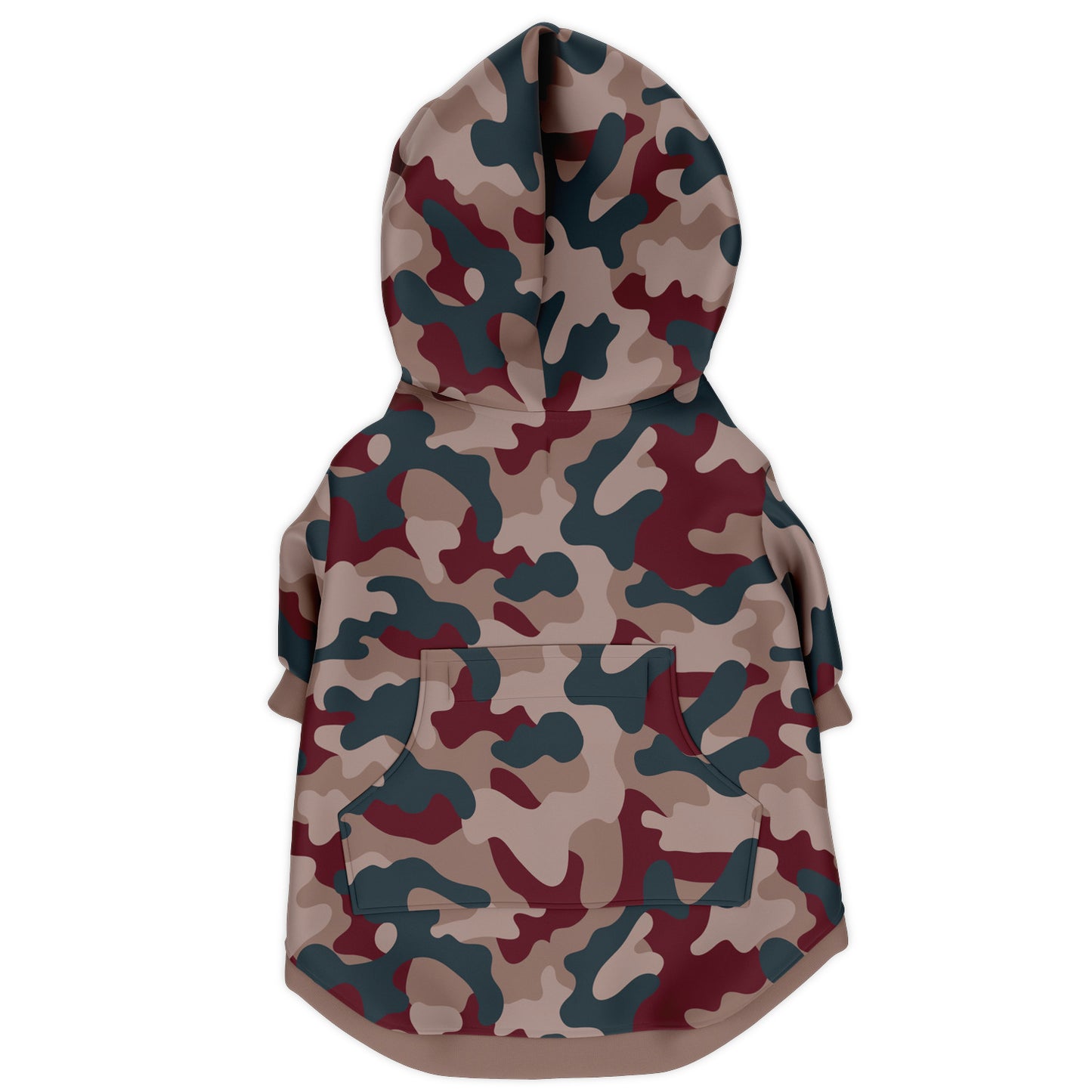 CRIMSON-DAWN CAMO DOG HOODIE