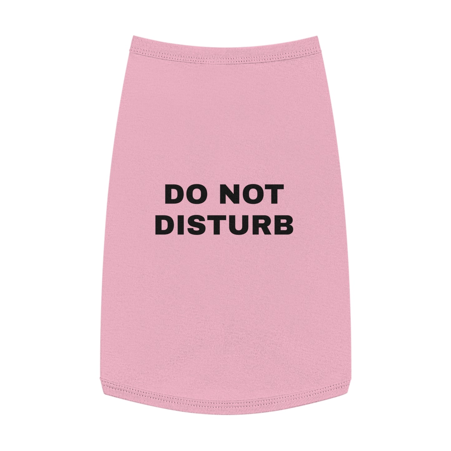 DO NOT DISTURB (BLACK TEXT) DOG T-SHIRT