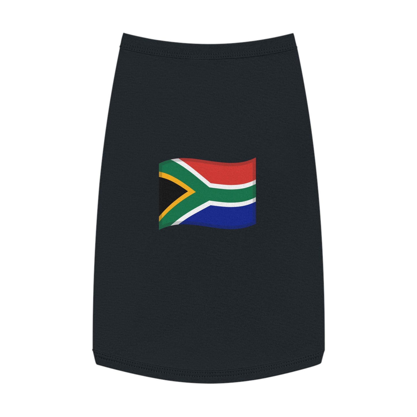 SOUTH AFRICA FLAG EMOJI DOG T-SHIRT