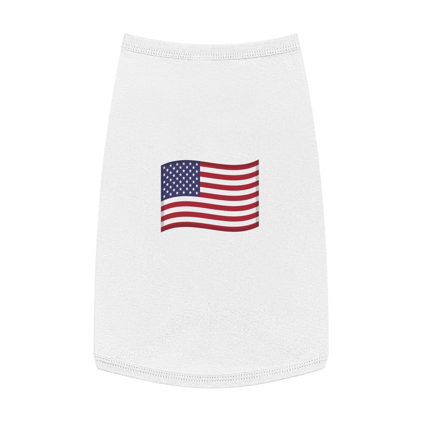 USA FLAG EMOJI DOG T-SHIRT