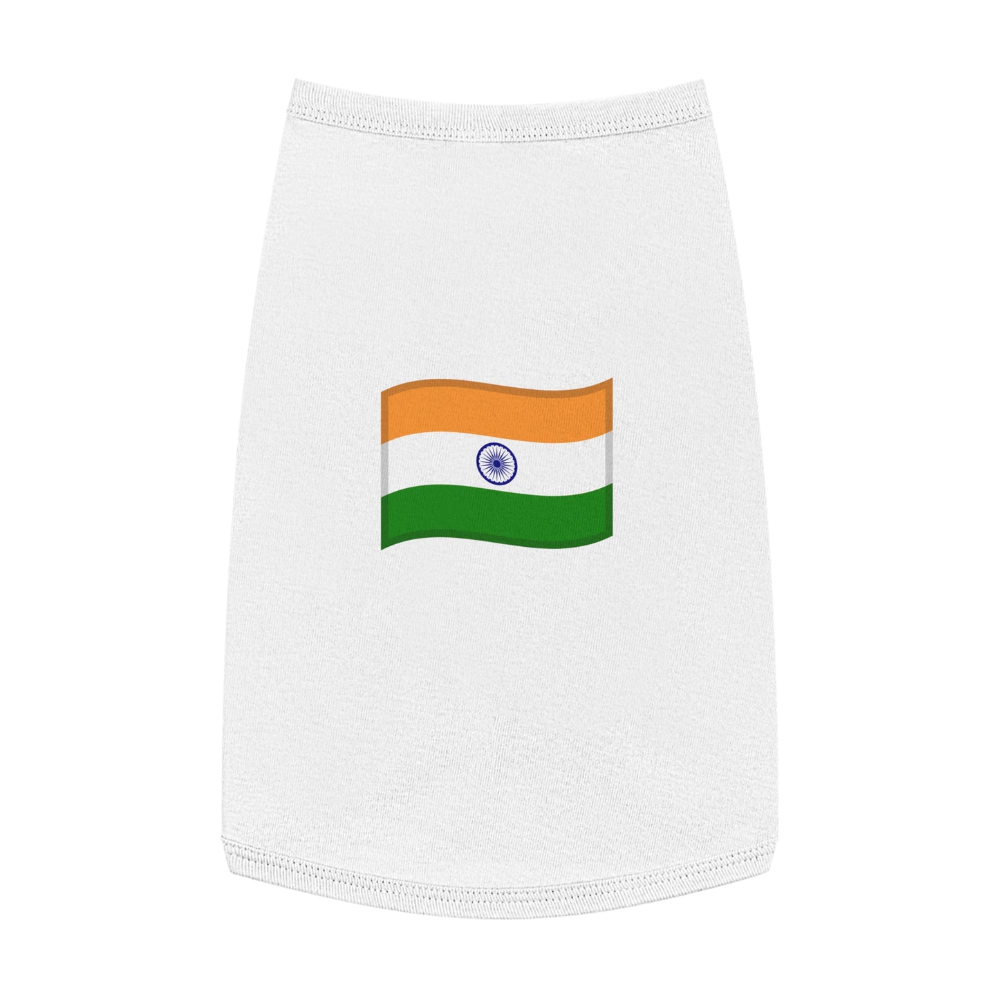 INDIA FLAG EMOJI DOG T-SHIRT