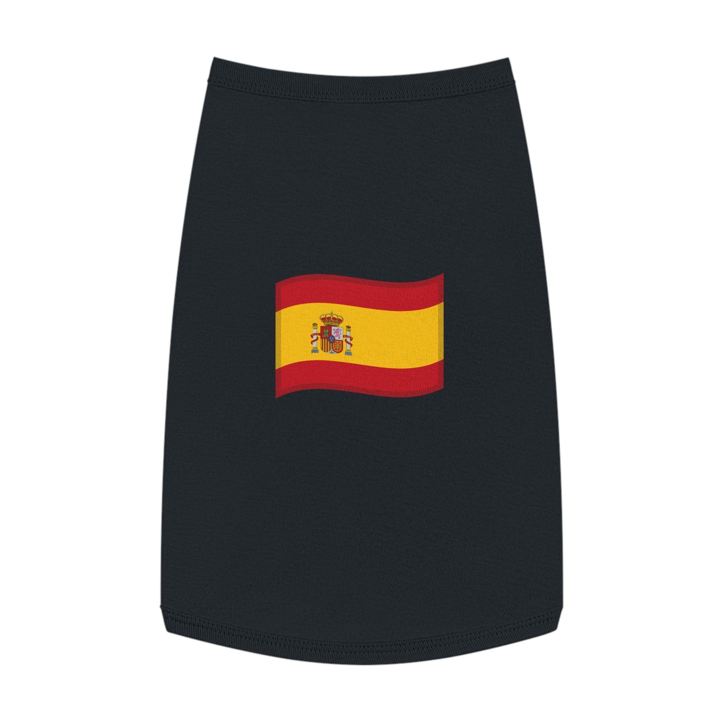 SPAIN FLAG EMOJI DOG T-SHIRT