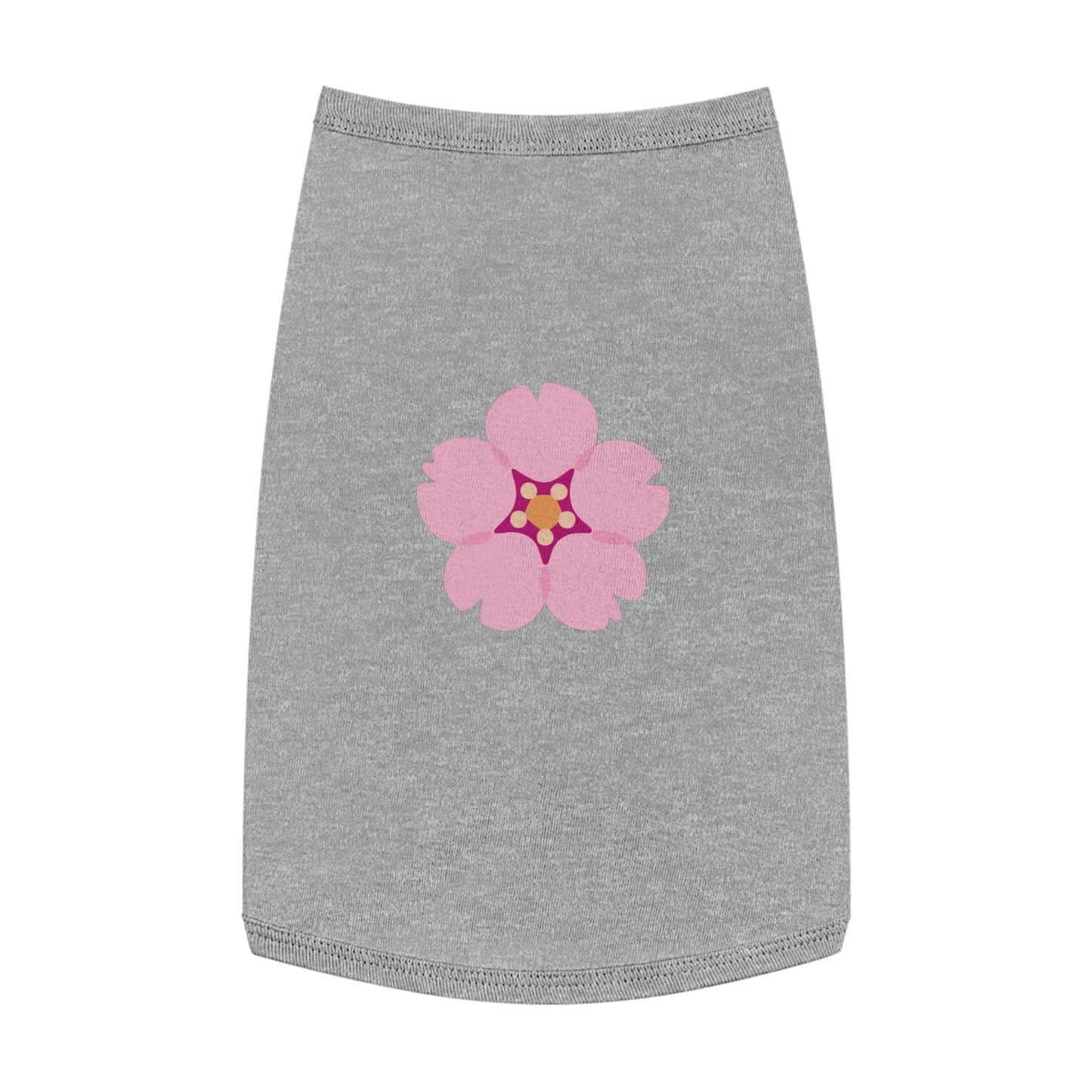 FLOWER EMOJI DOG T-SHIRT