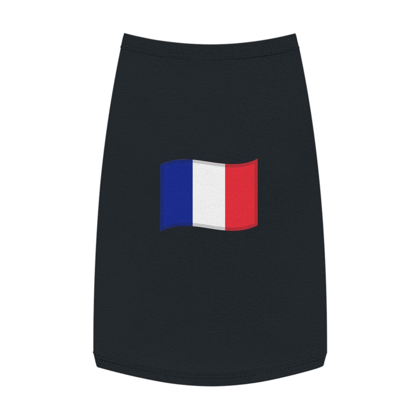 FRANCE FLAG EMOJI DOG T-SHIRT