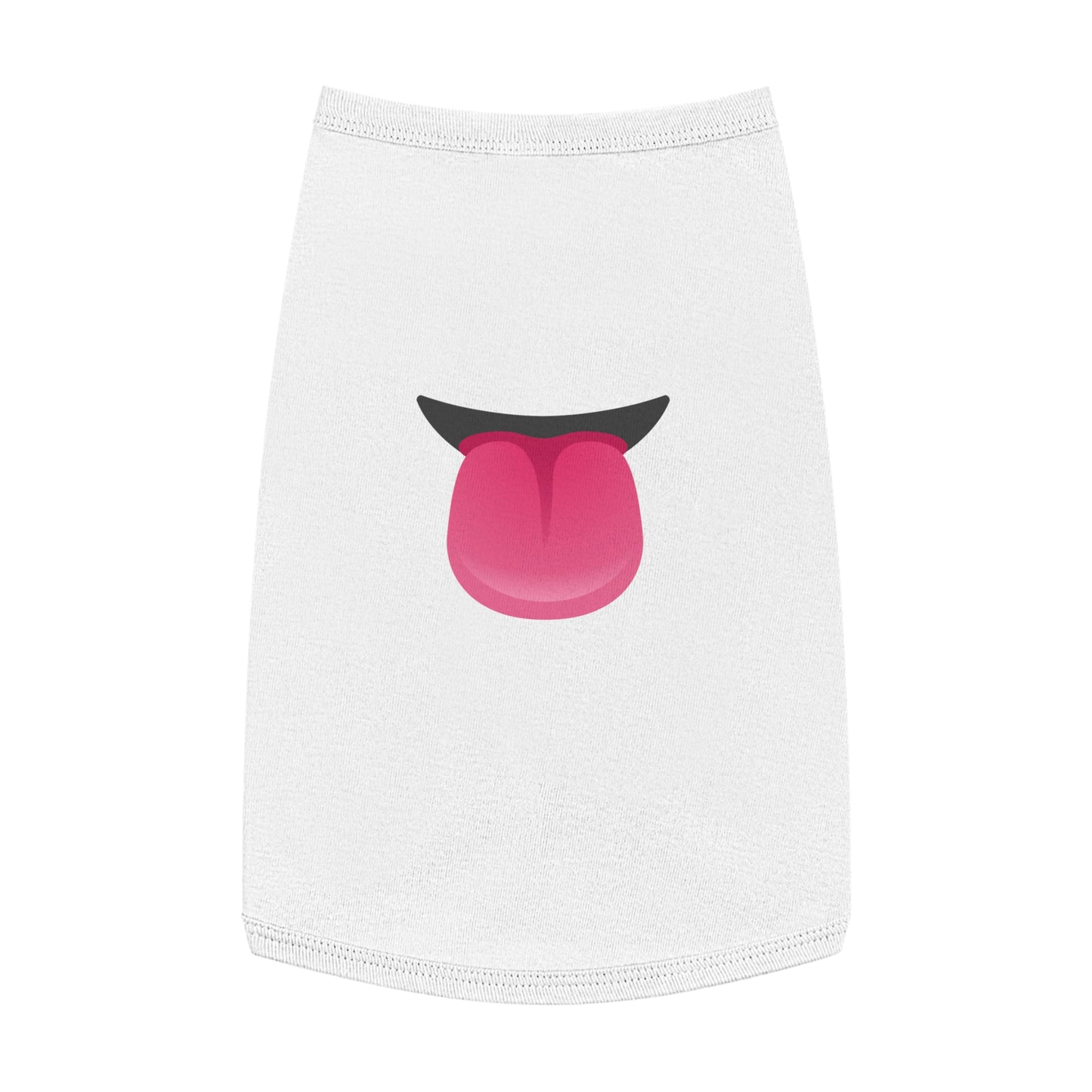 TONGUE EMOJI DOG T-SHIRT