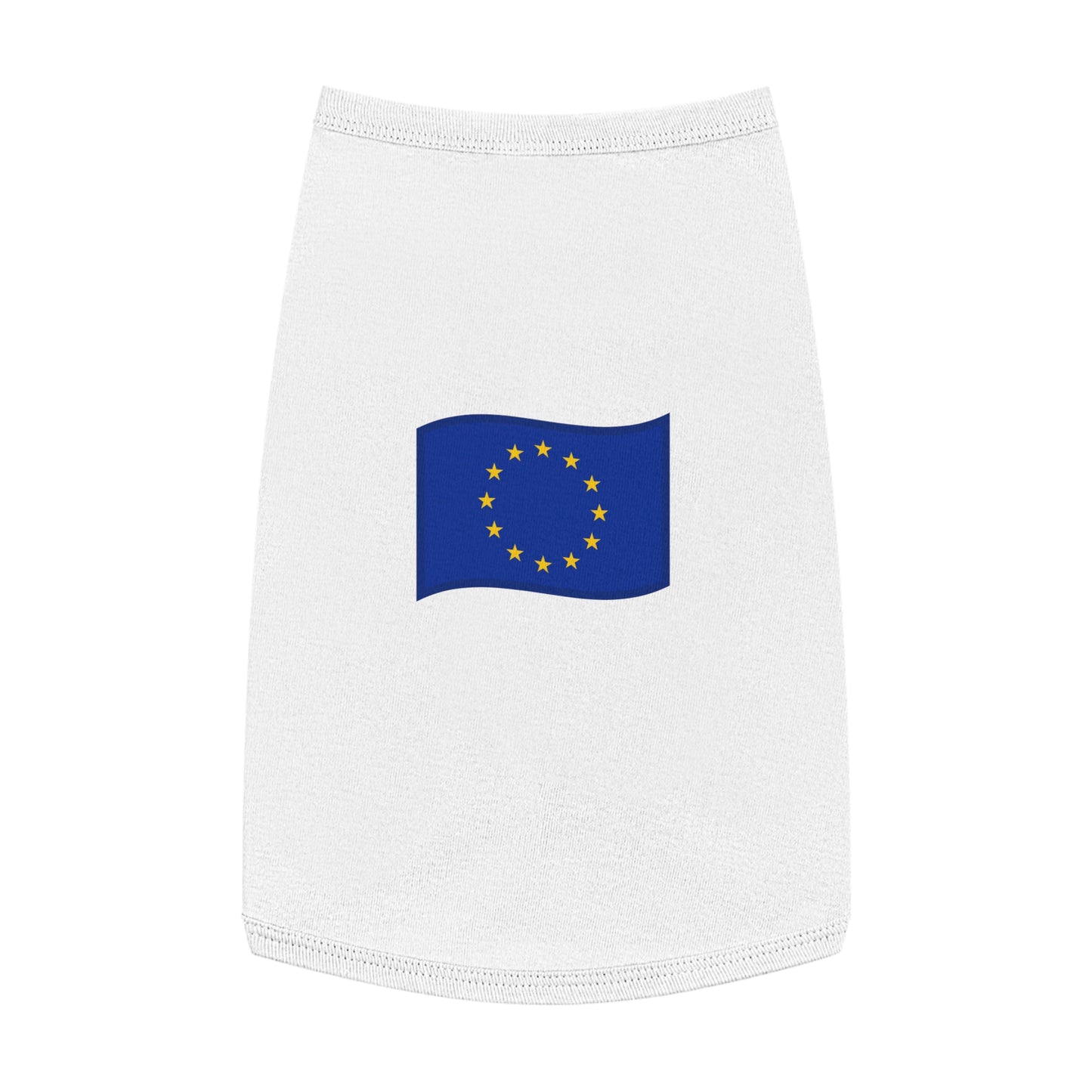 EU FLAG EMOJI DOG T-SHIRT