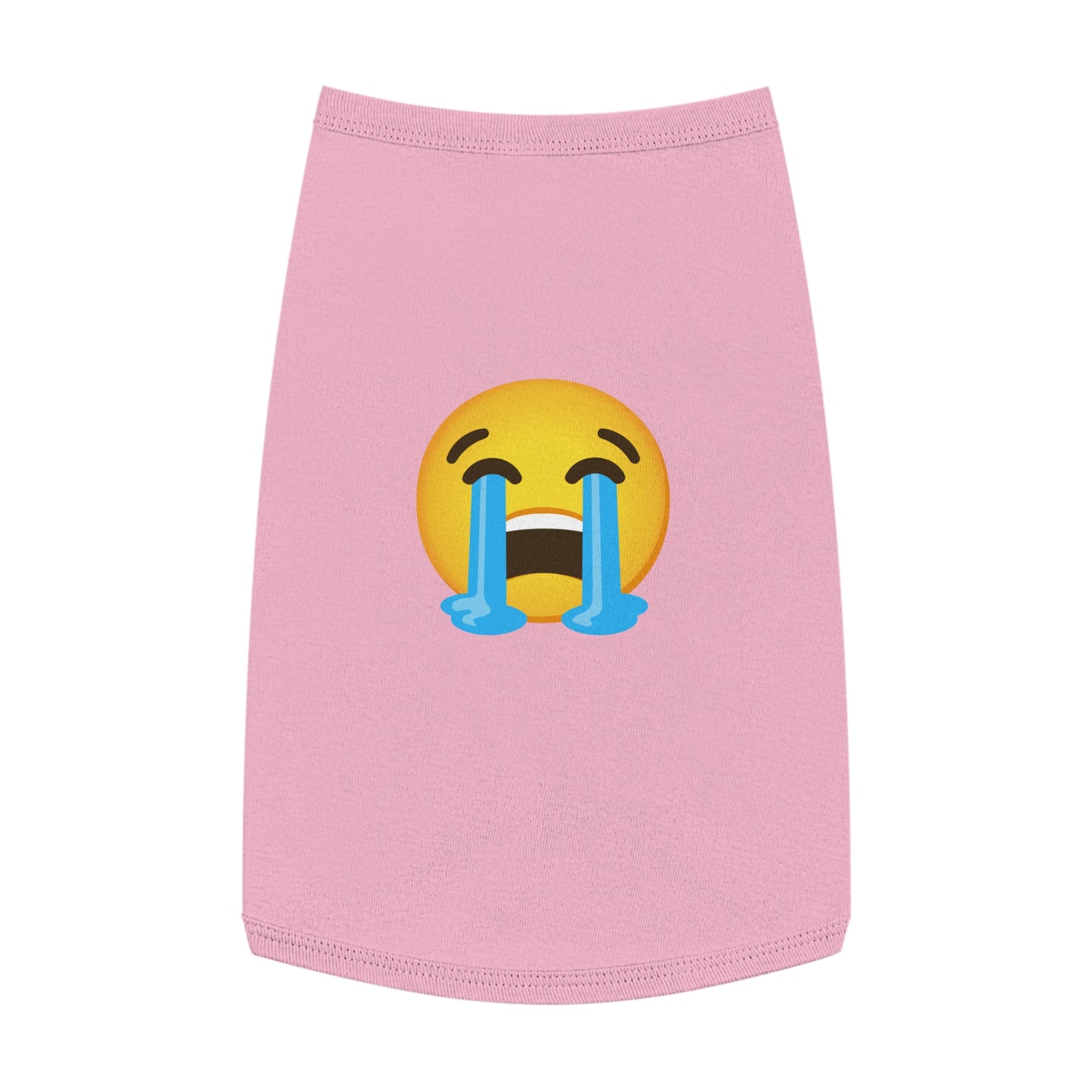 CRYING EMOJI DOG T-SHIRT