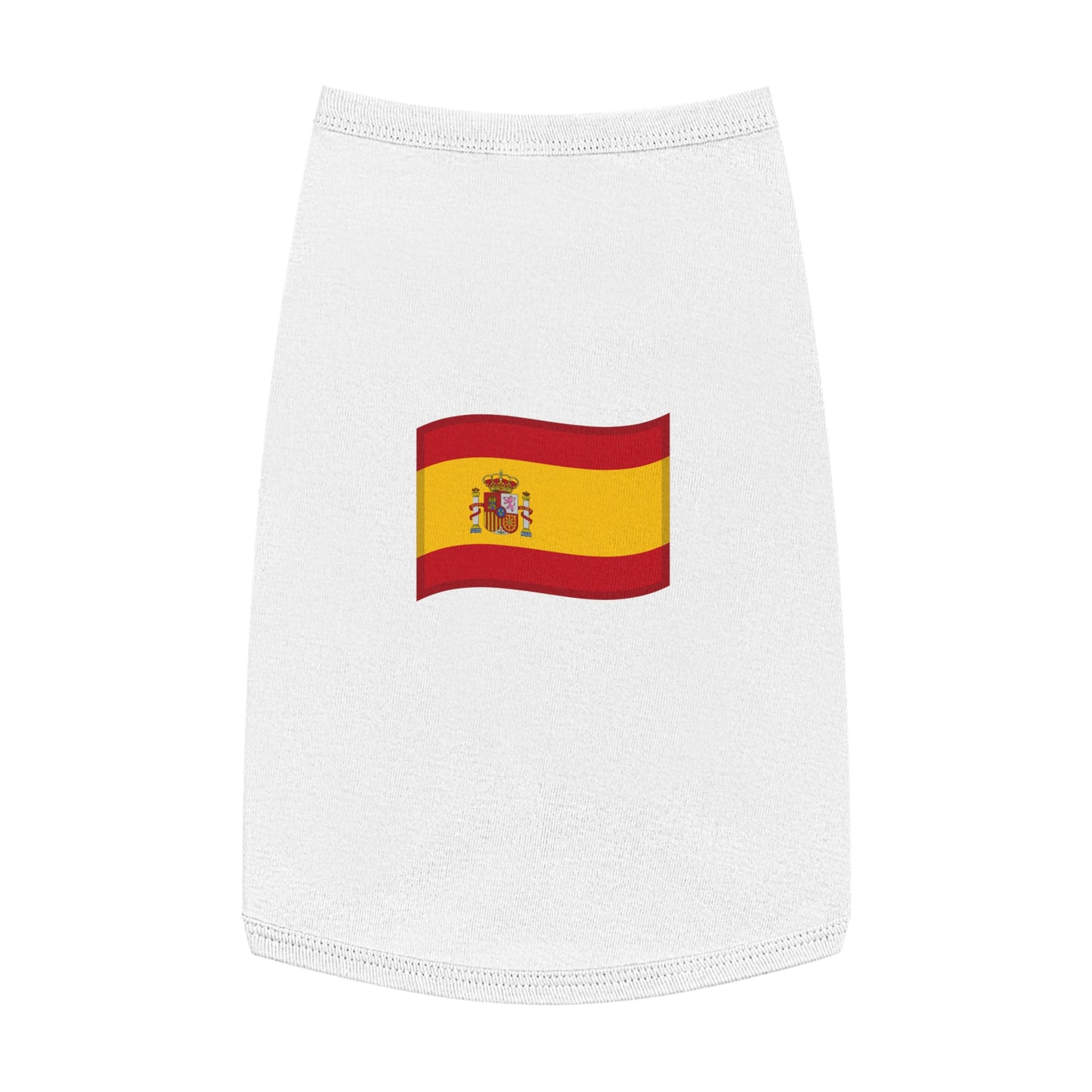 SPAIN FLAG EMOJI DOG T-SHIRT