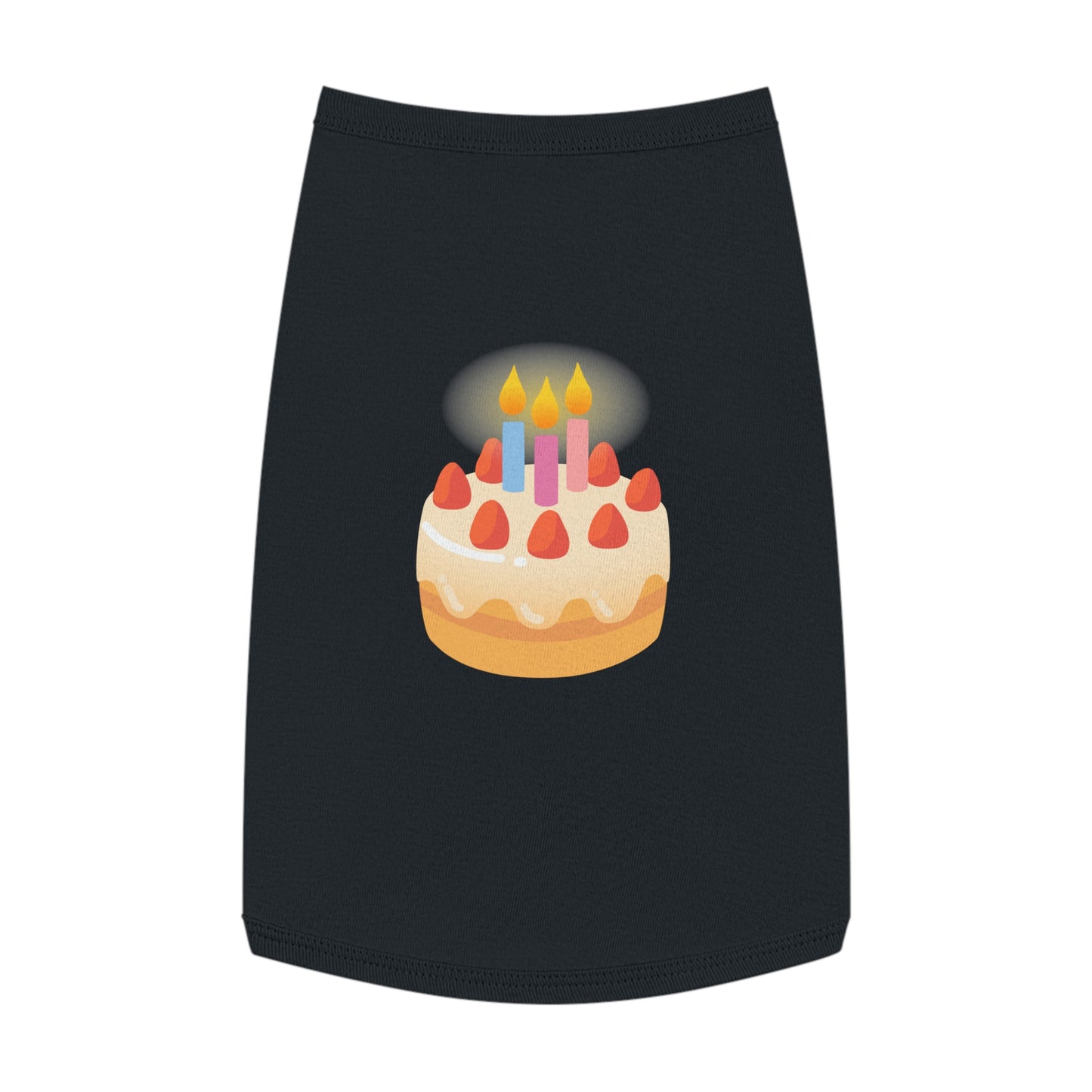 BIRTHDAY EMOJI DOG T-SHIRT