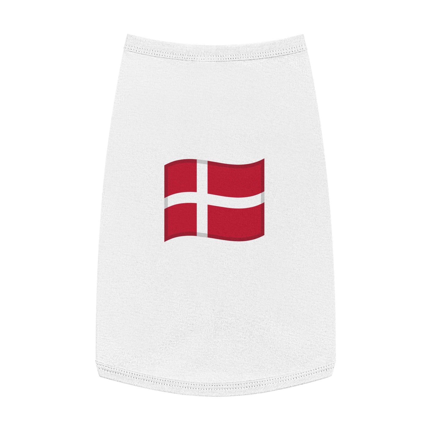 DENMARK FLAG EMOJI DOG T-SHIRT