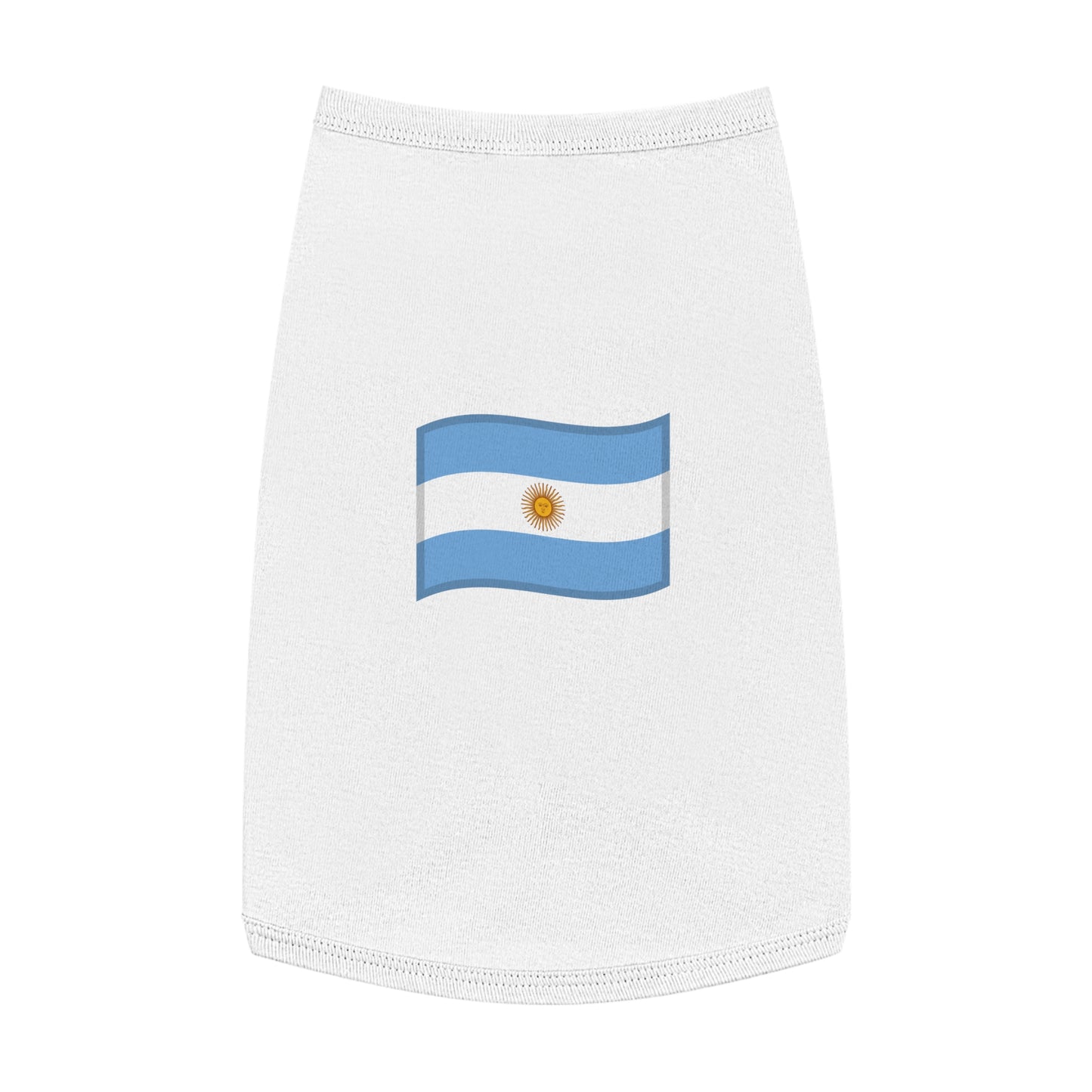 ARGENTINA FLAG EMOJI DOG T-SHIRT