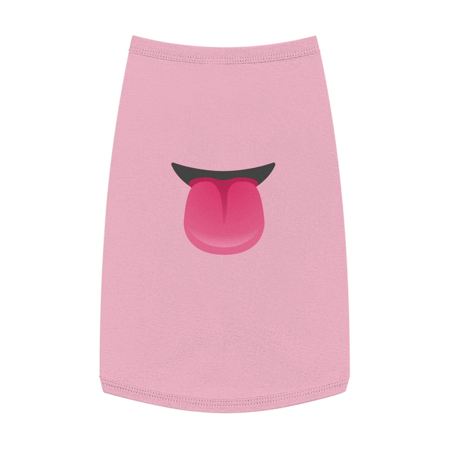 TONGUE EMOJI DOG T-SHIRT