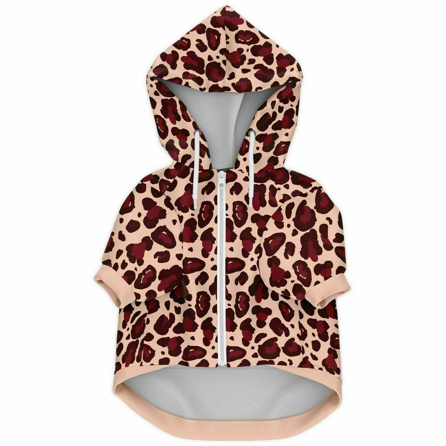 LIPSTICK LEOPARD DOG HOODIE