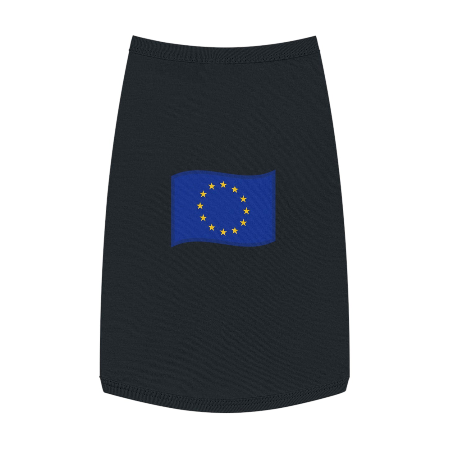 EU FLAG EMOJI DOG T-SHIRT