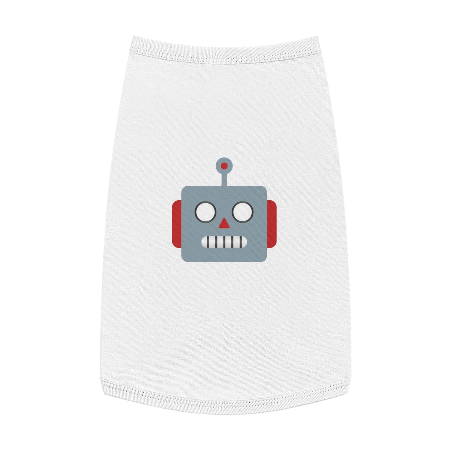 ROBOT EMOJI DOG T-SHIRT