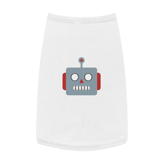 ROBOT EMOJI DOG T-SHIRT