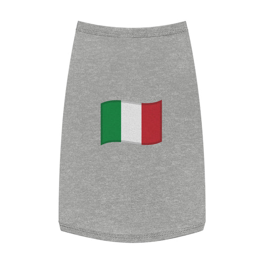 ITALY FLAG EMOJI DOG T-SHIRT