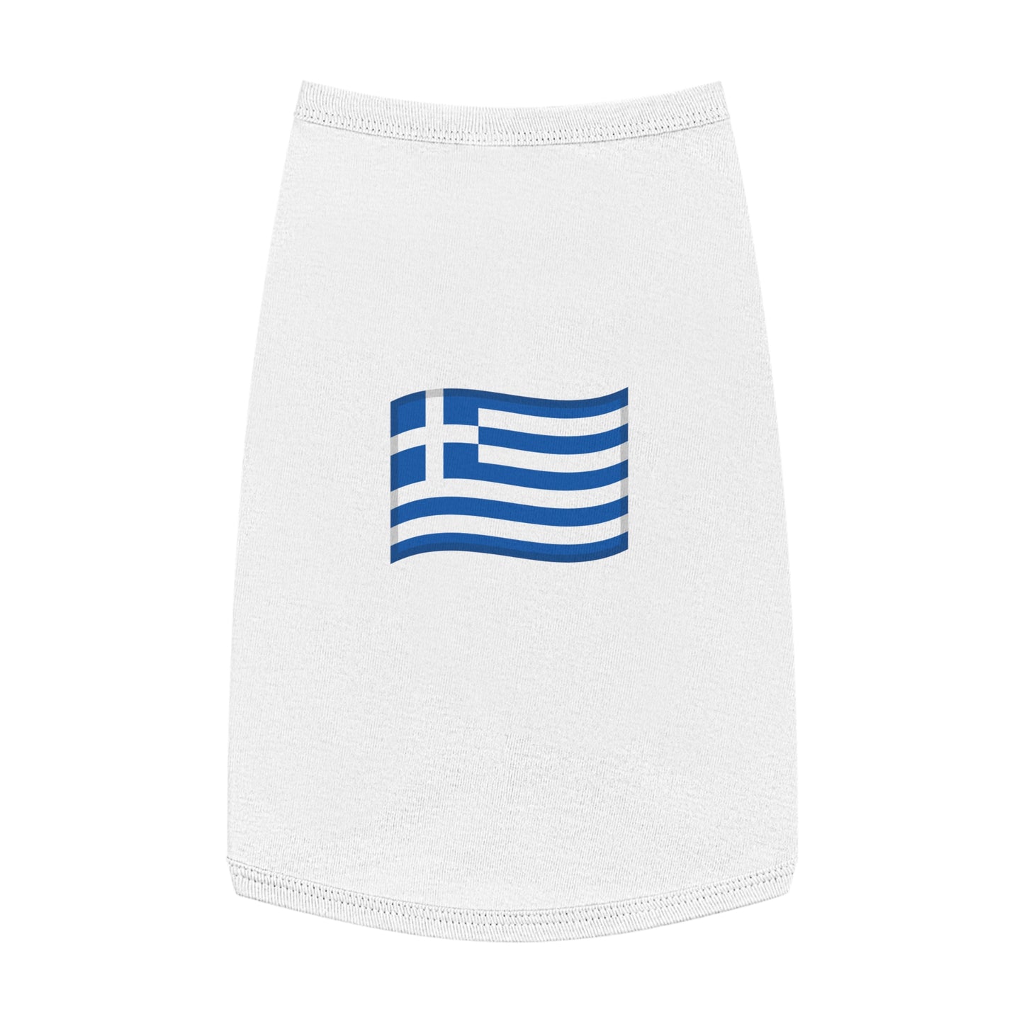 GREECE FLAG EMOJI DOG T-SHIRT