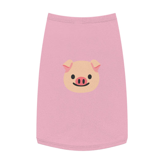 PIGGY EMOJI DOG T-SHIRT