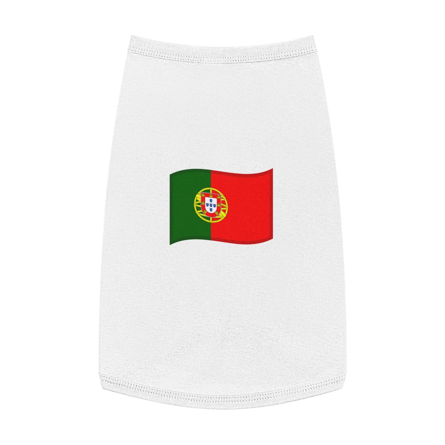 PORTUGAL FLAG EMOJI DOG T-SHIRT