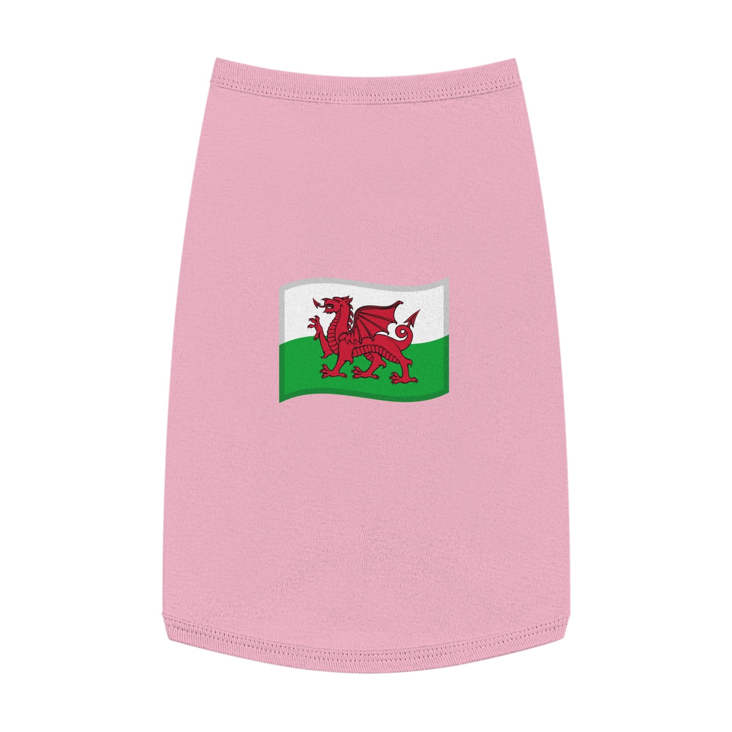 WALES FLAG EMOJI DOG T-SHIRT