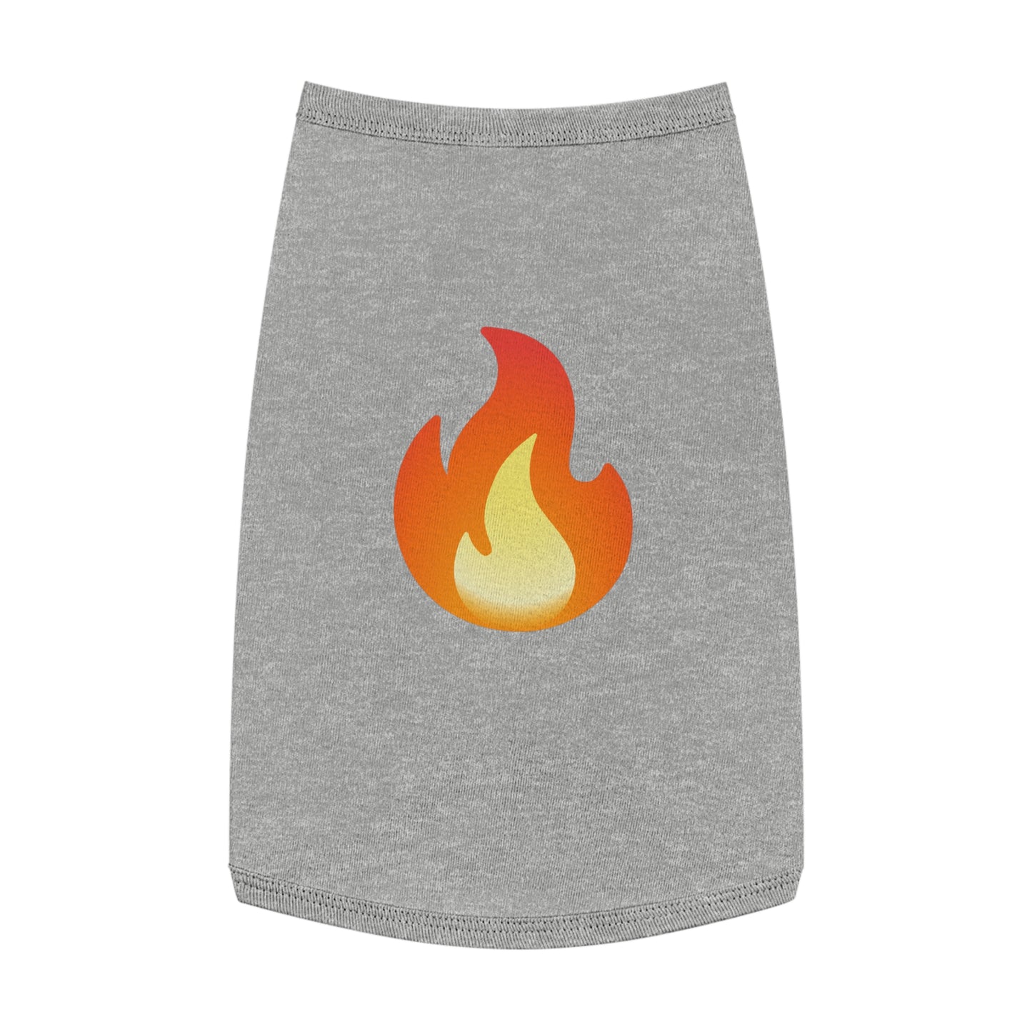 FIRE EMOJI DOG T-SHIRT