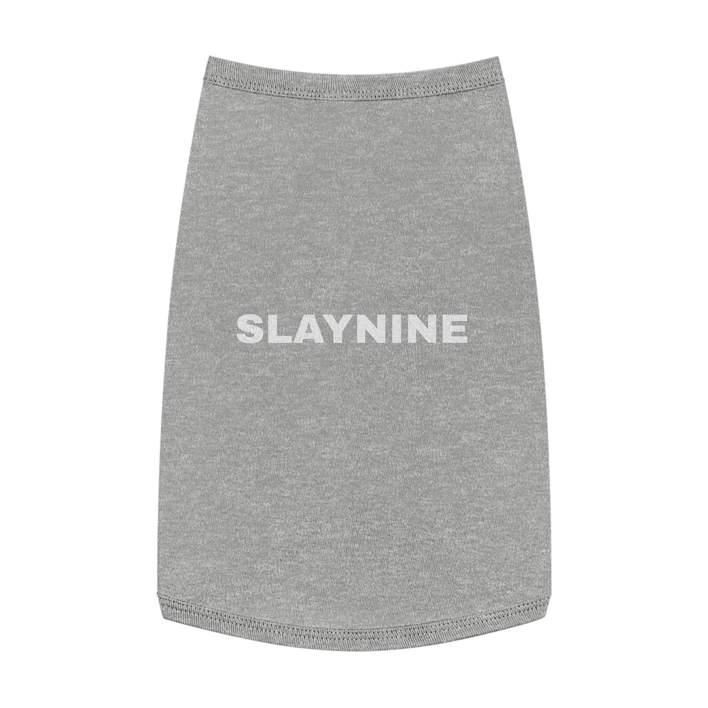 SLAYNINE (WHITE TEXT) DOG T-SHIRT