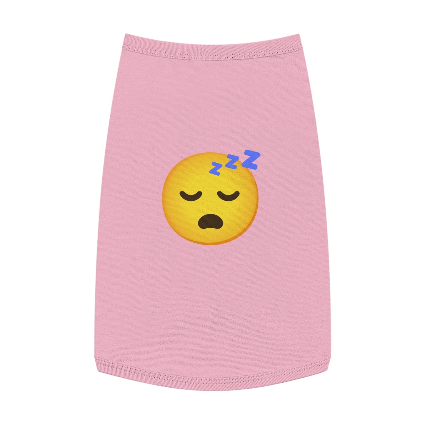 SLEEPY EMOJI DOG T-SHIRT