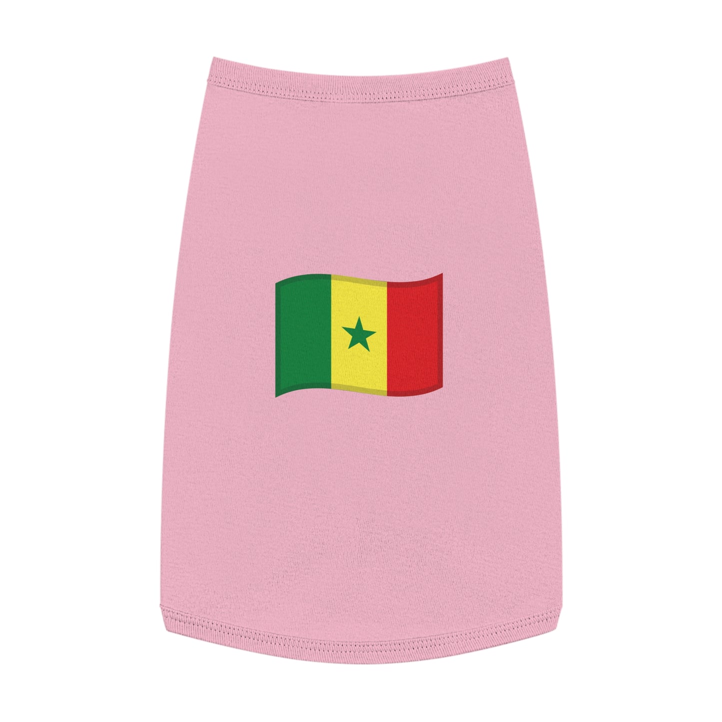 SENEGAL FLAG EMOJI DOG T-SHIRT