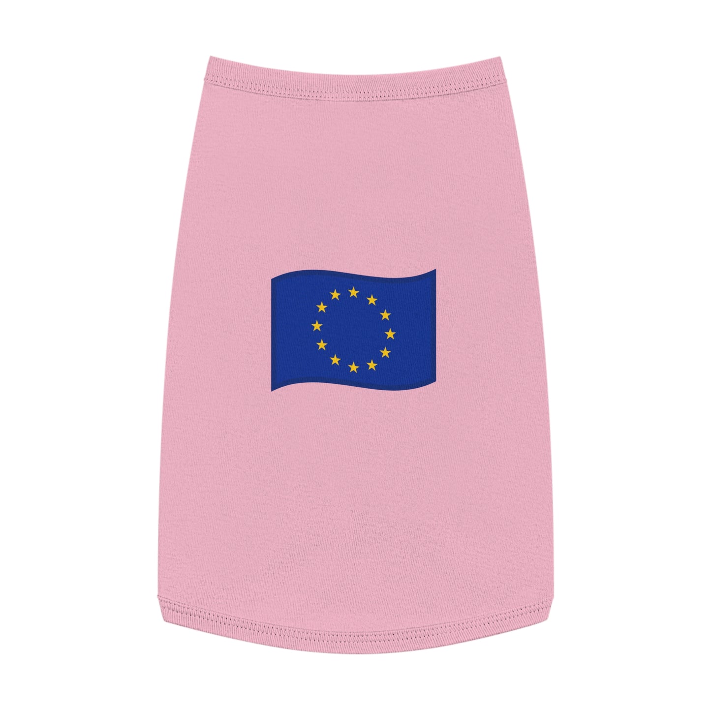 EU FLAG EMOJI DOG T-SHIRT