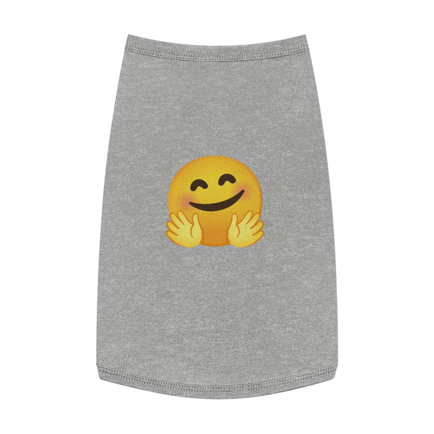 LET'S HUG EMOJI DOG T-SHIRT