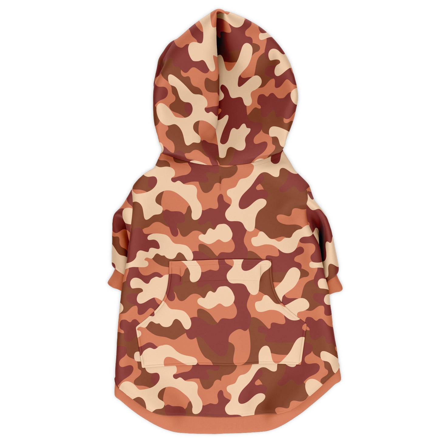 CARAMEL-CRUNCH CAMO DOG HOODIE