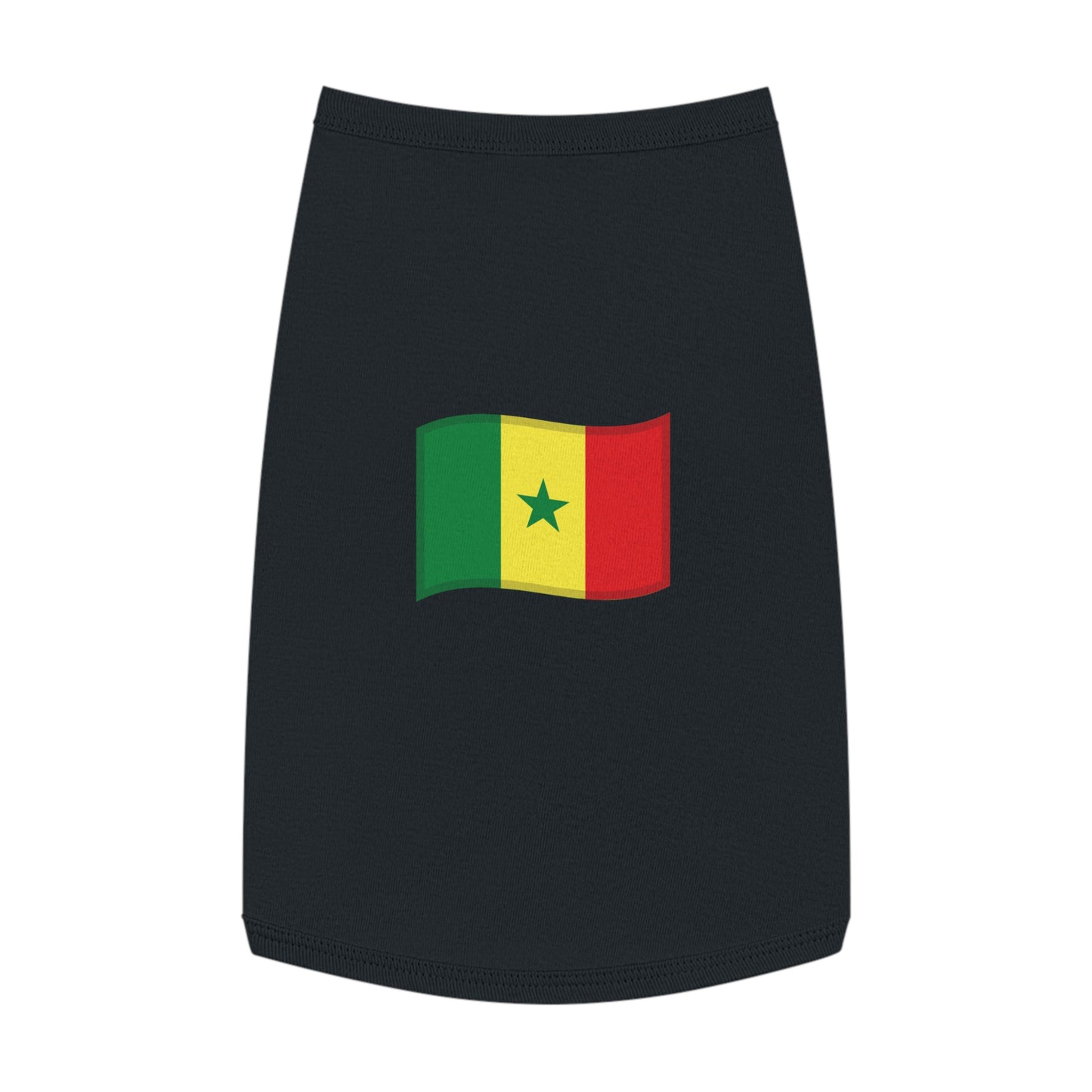 SENEGAL FLAG EMOJI DOG T-SHIRT