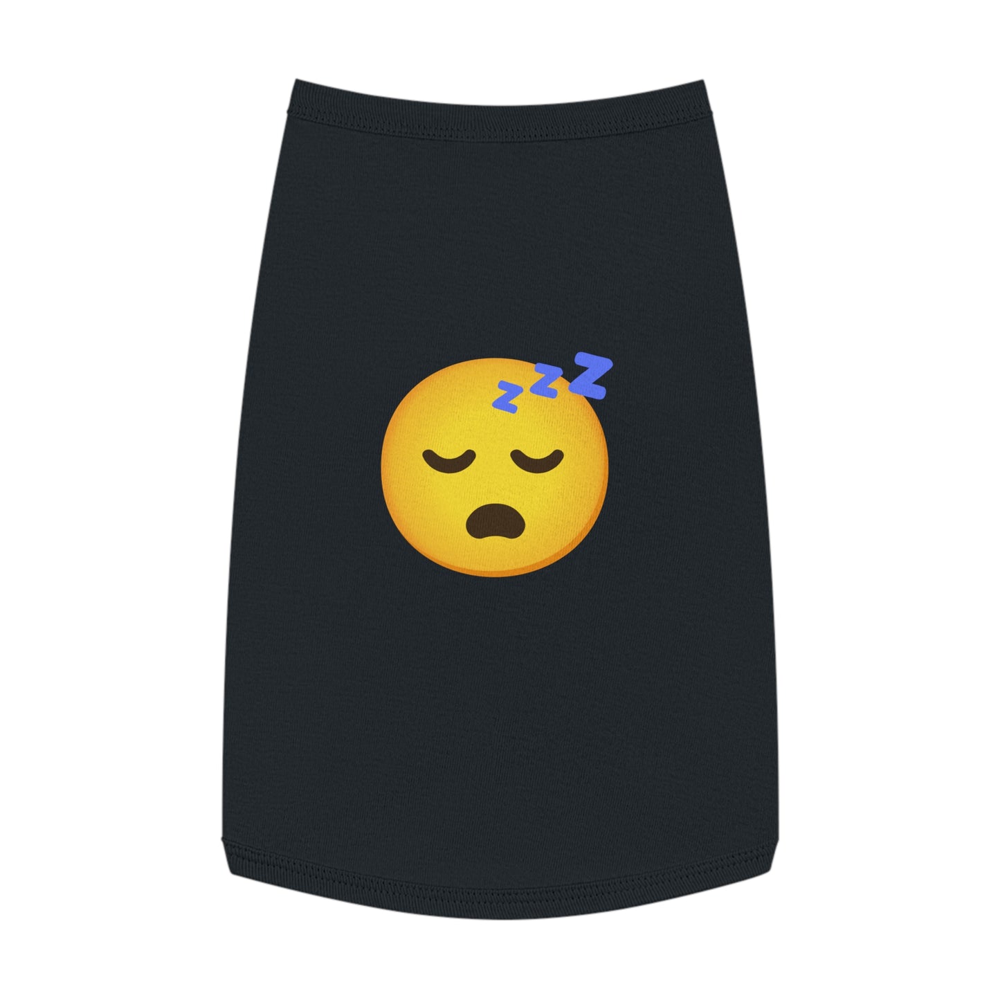 SLEEPY EMOJI DOG T-SHIRT