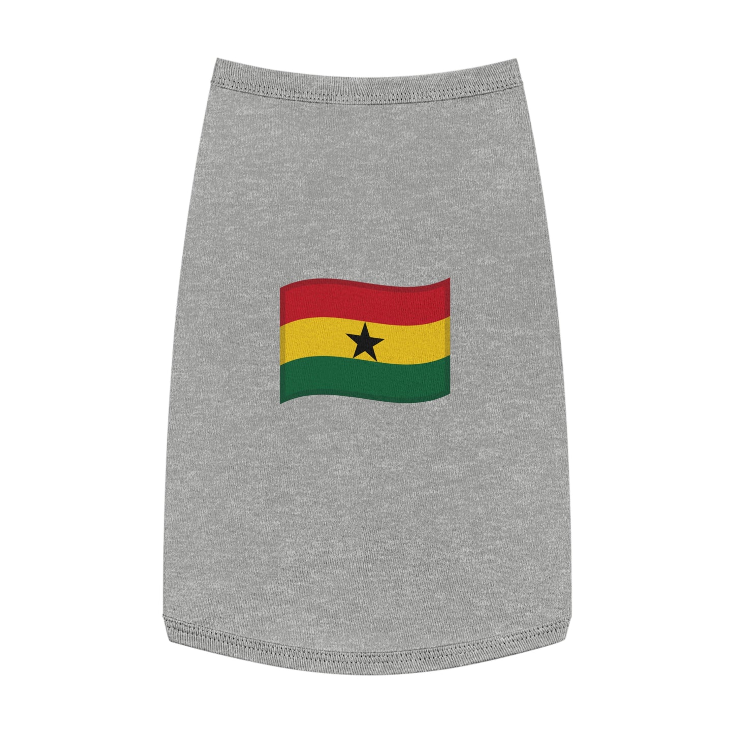 GHANA FLAG EMOJI DOG T-SHIRT