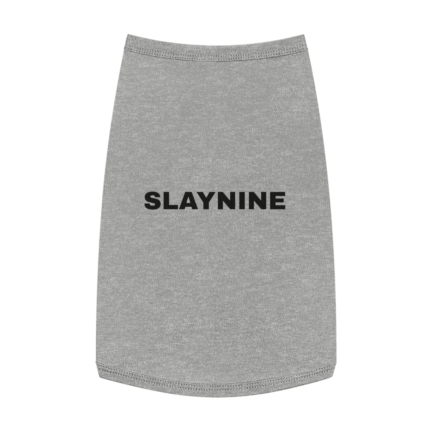 SLAYNINE (BLACK TEXT) DOG T-SHIRT