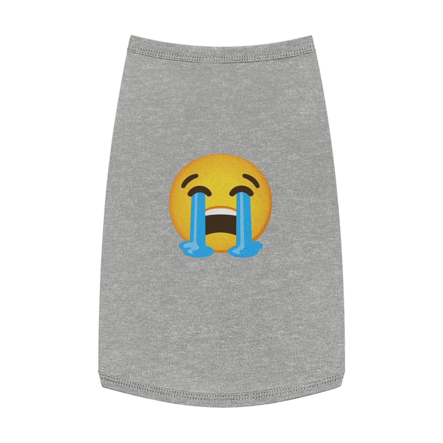 CRYING EMOJI DOG T-SHIRT