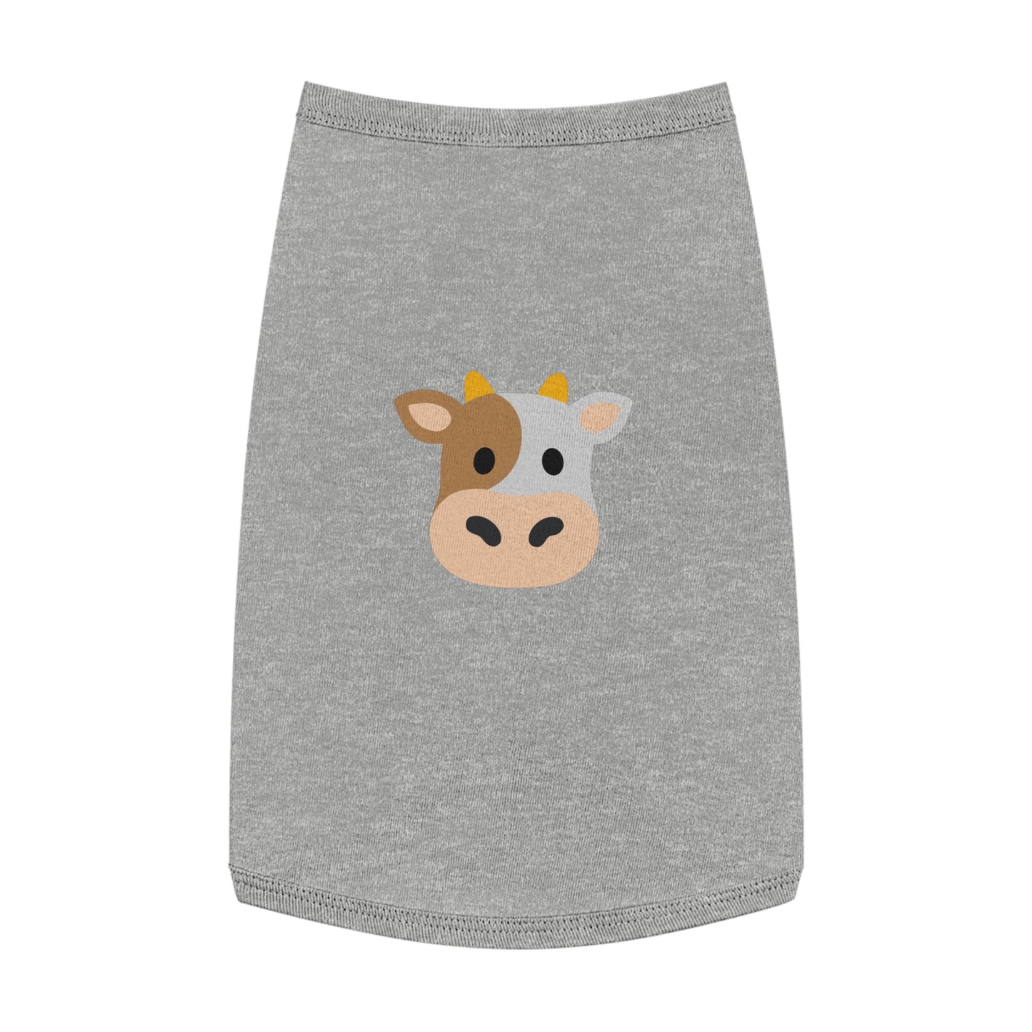 COW EMOJI DOG T-SHIRT