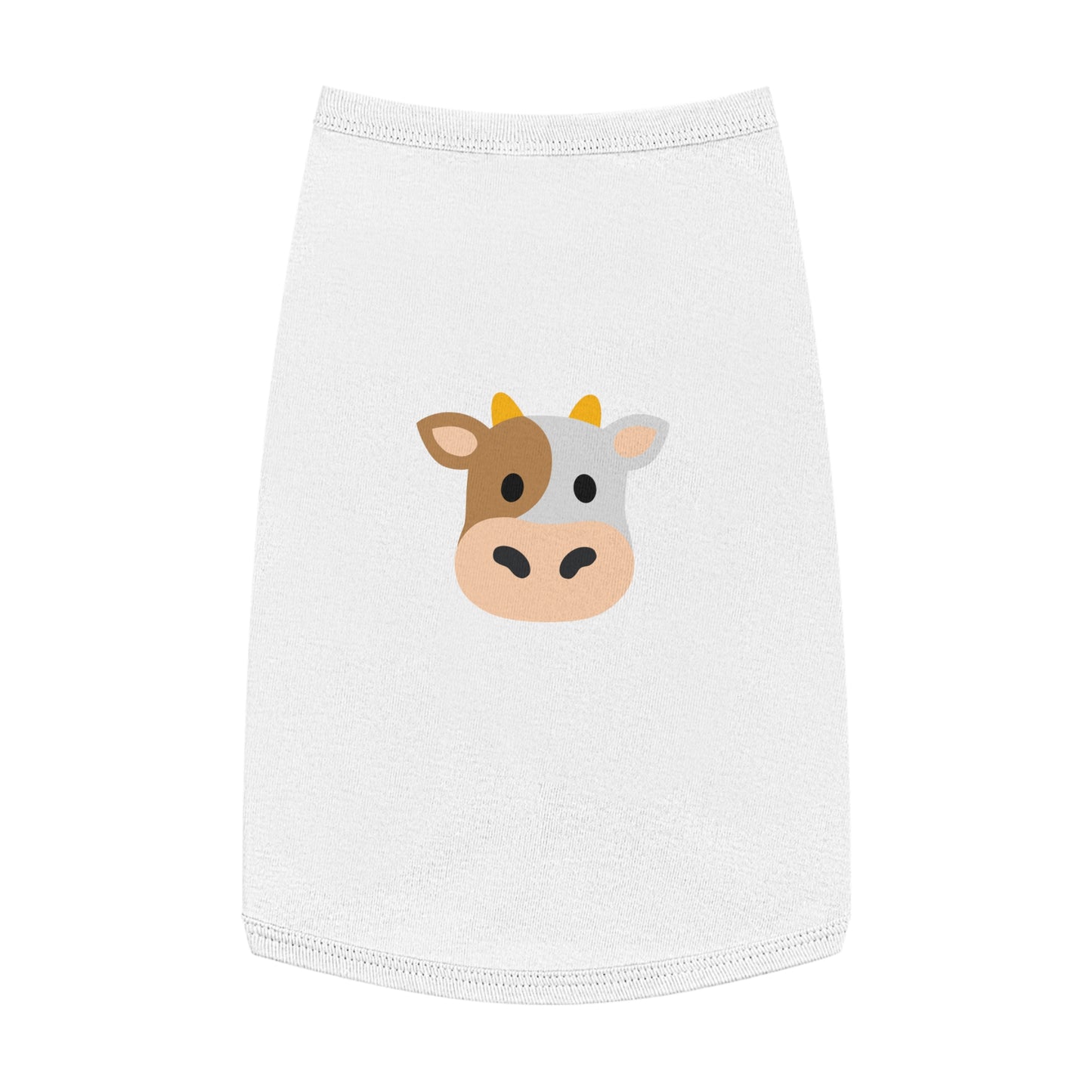 COW EMOJI DOG T-SHIRT