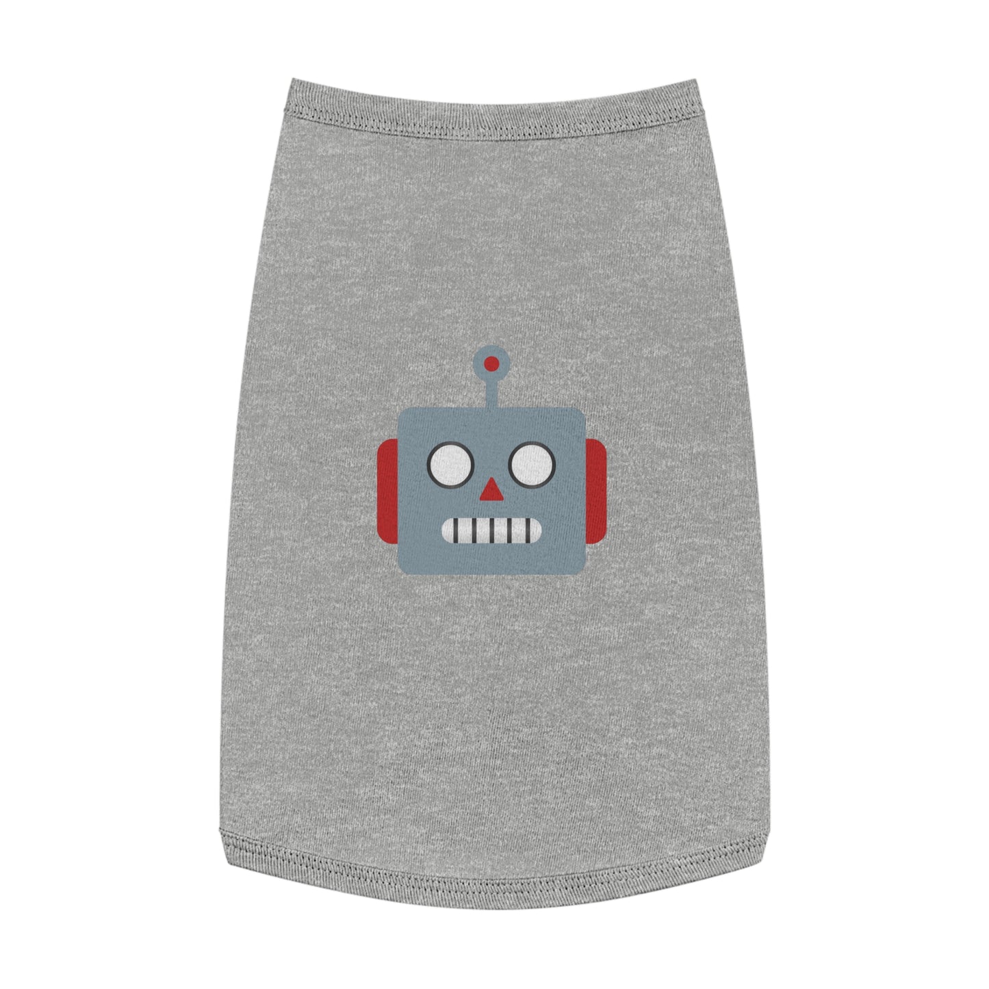 ROBOT EMOJI DOG T-SHIRT