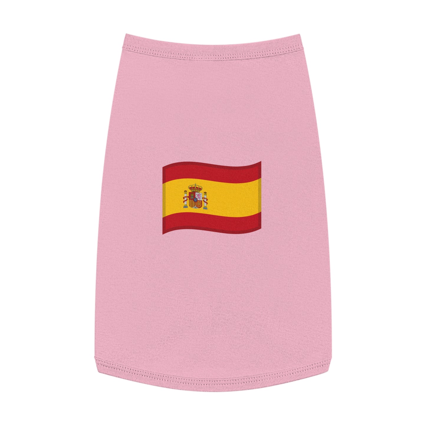 SPAIN FLAG EMOJI DOG T-SHIRT