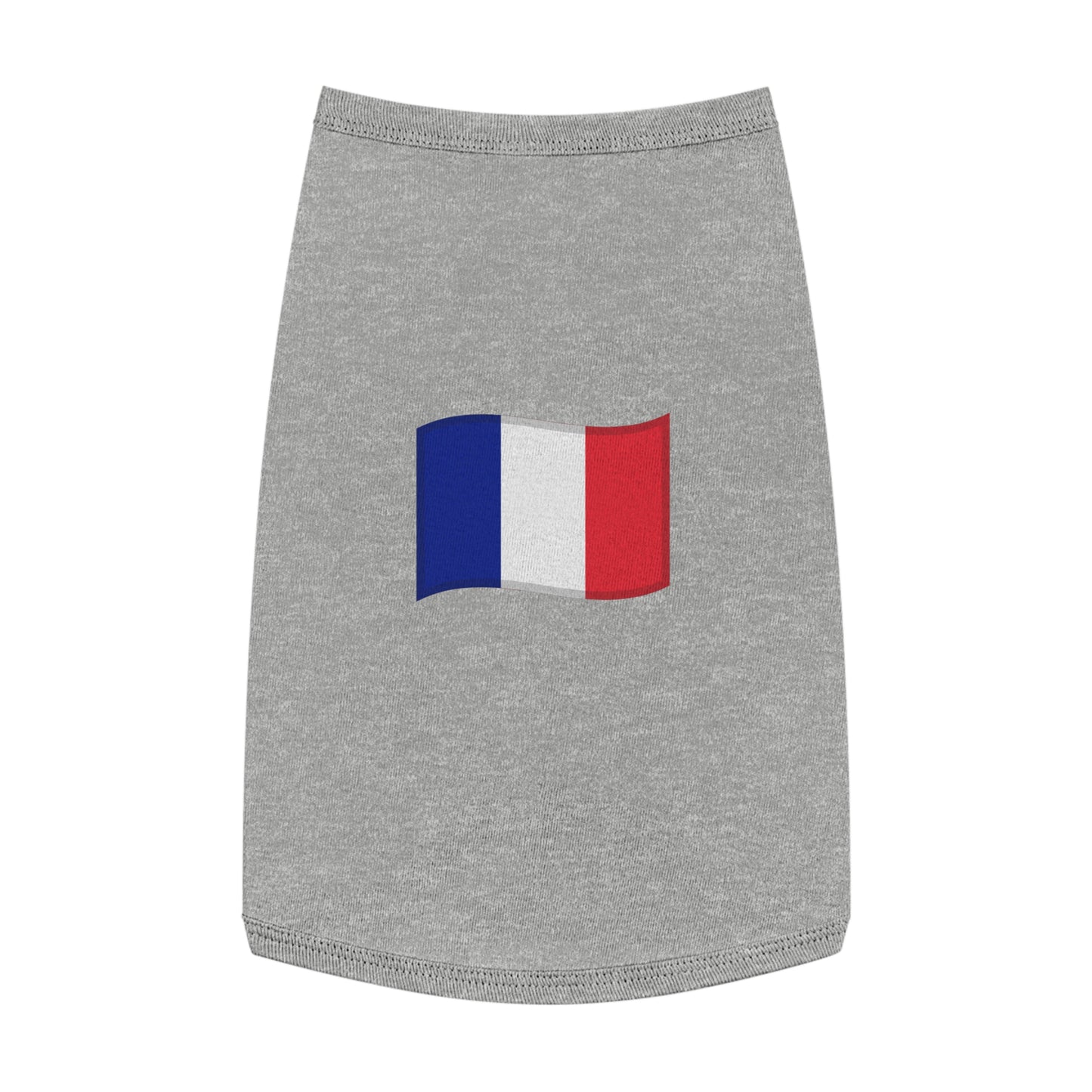 FRANCE FLAG EMOJI DOG T-SHIRT