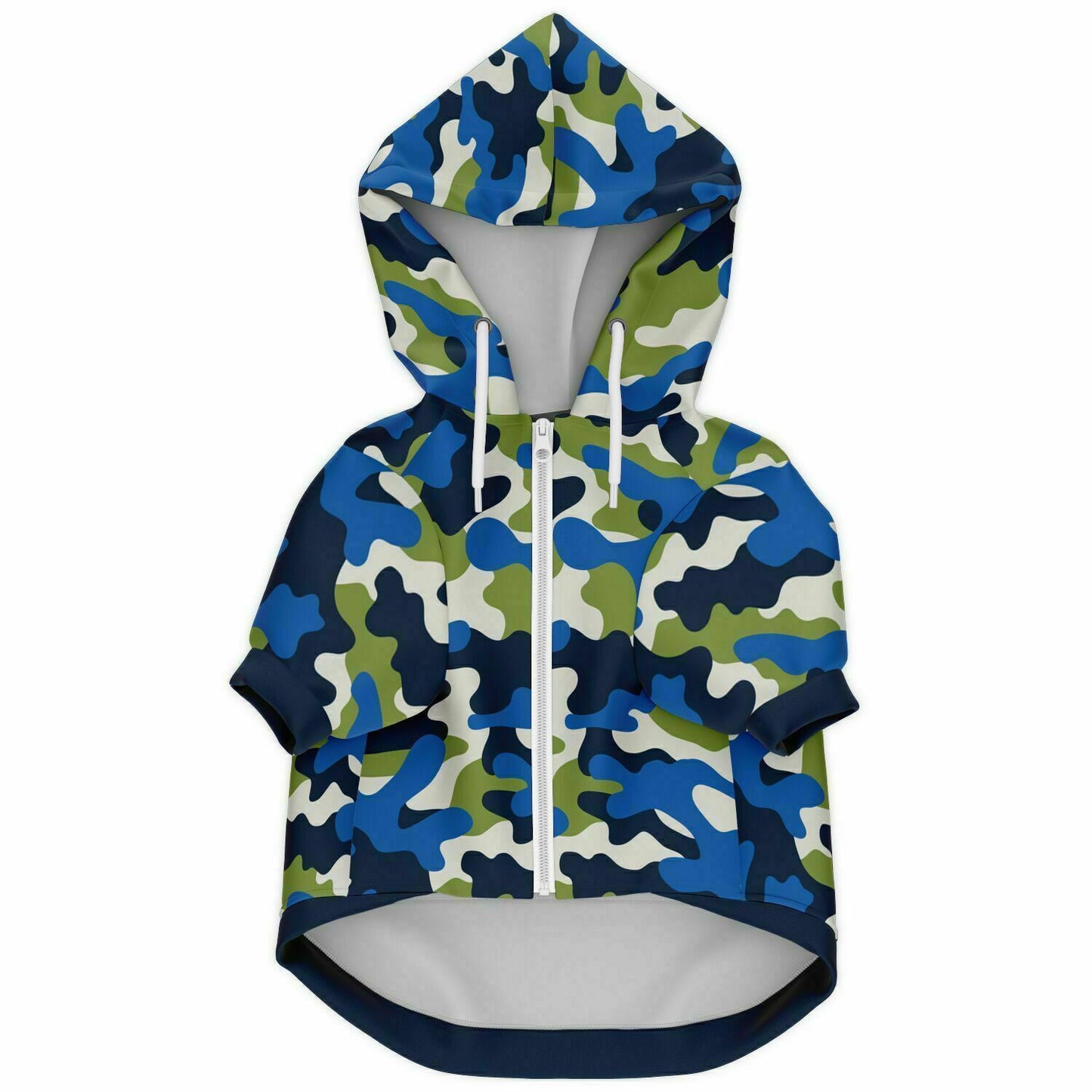 CORAL-GREEN CAMO DOG HOODIE