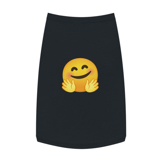 LET'S HUG EMOJI DOG T-SHIRT