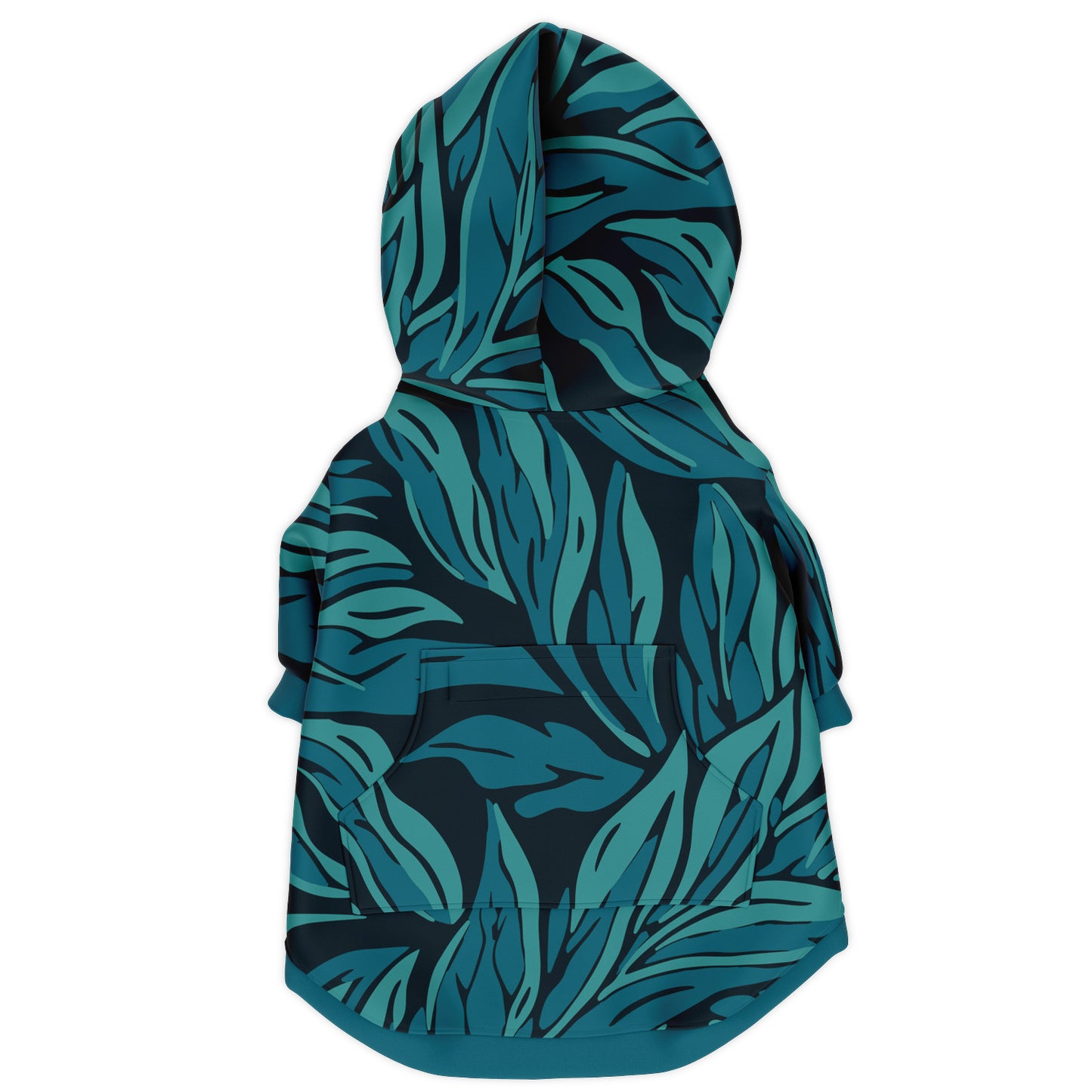 TEEL LEAF DOG HOODIE