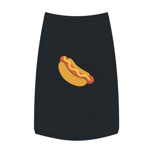 HOTDOG EMOJI DOG T-SHIRT