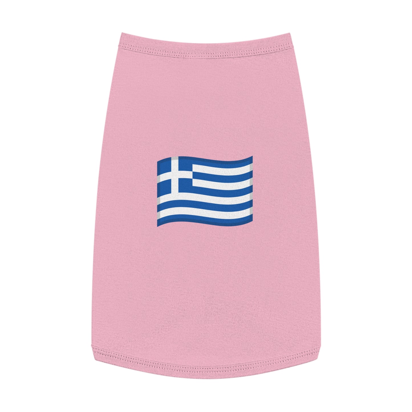 GREECE FLAG EMOJI DOG T-SHIRT