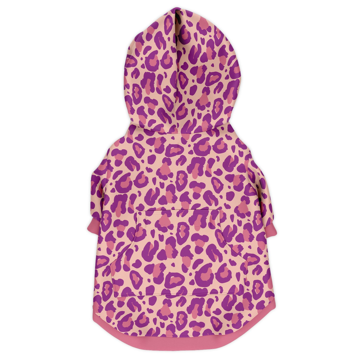 VERY-BERRY LEOPARD DOG HOODIE