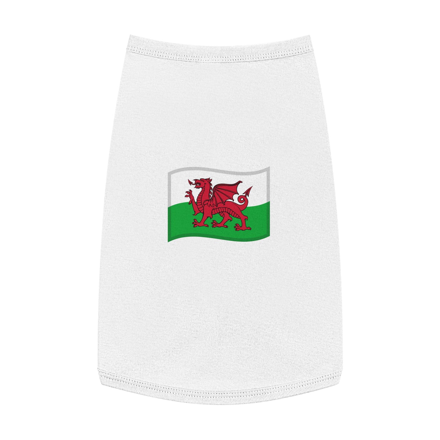 WALES FLAG EMOJI DOG T-SHIRT